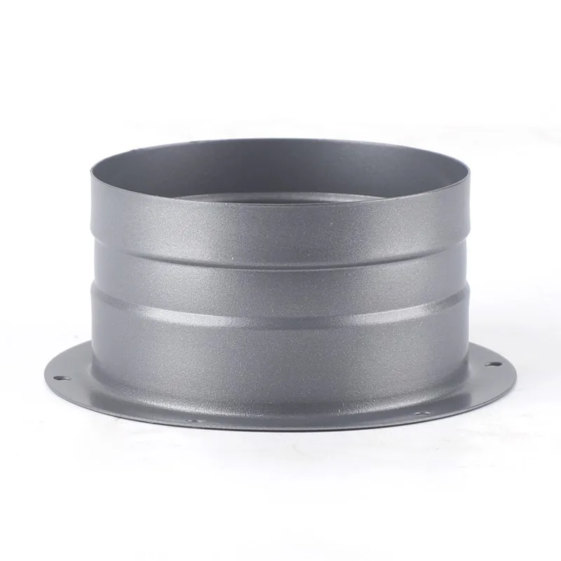 

Fresh air system duct adapter metal flange range hood air box duct air inlet and outlet