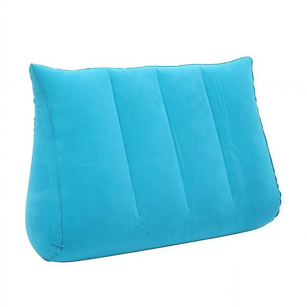 Multi-use Travel Pillow Multi-functional Travel Pillow Leak-proof Thicken Lumbar Support Wedge Portable Flocked Triangular