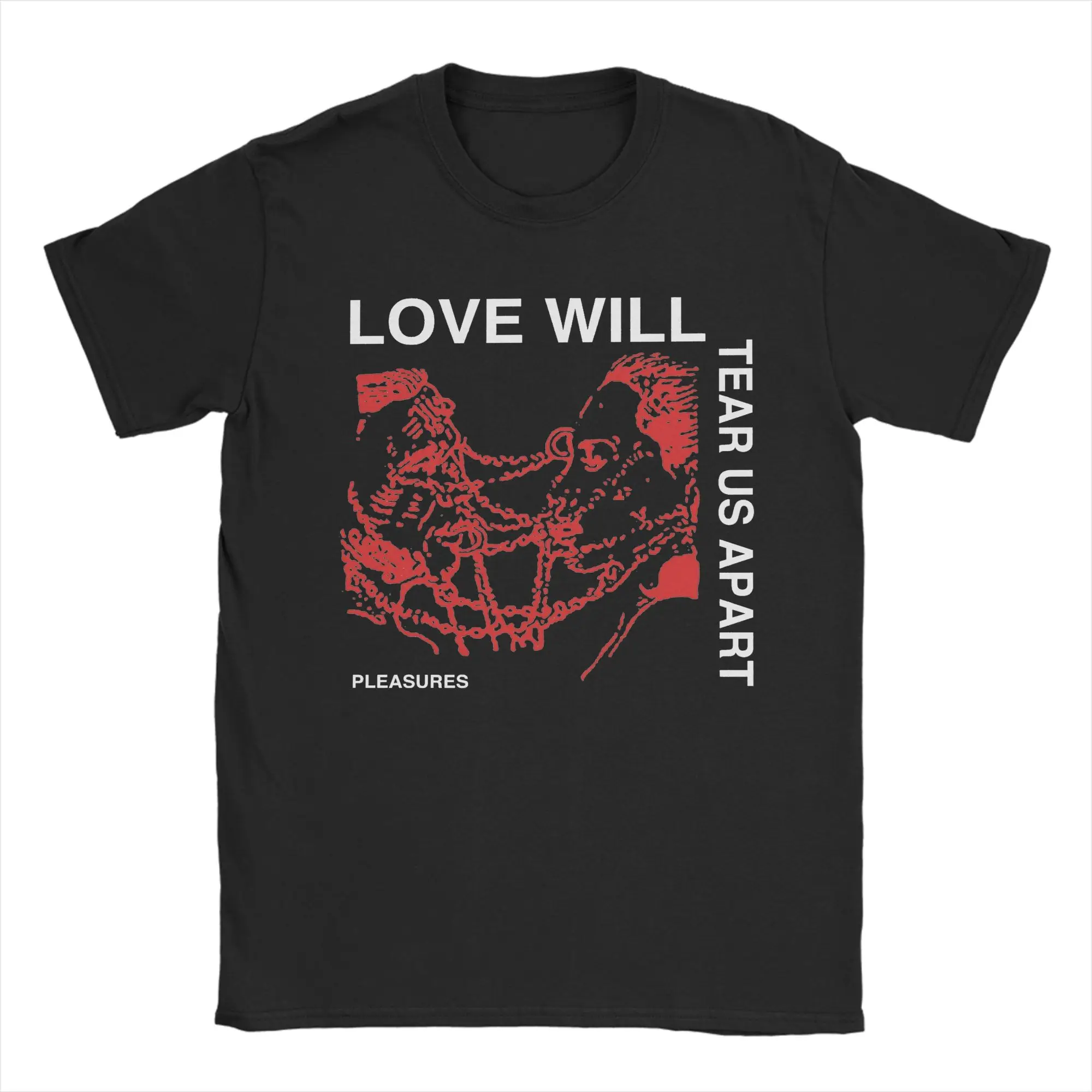 Love Will Tear Us Apart Lil Peep T Shirt Men 100% Cotton Awesome T-Shirt Crew Neck  Tees Short Sleeve Tops Birthday Present