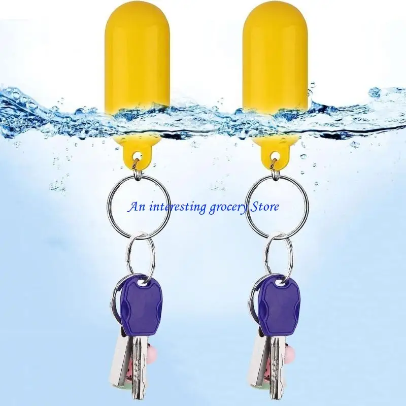 

652d 2pcs Kayak Keyrings Морские плавающие плавающие плавания плавучие подвесные рыболовные кольца