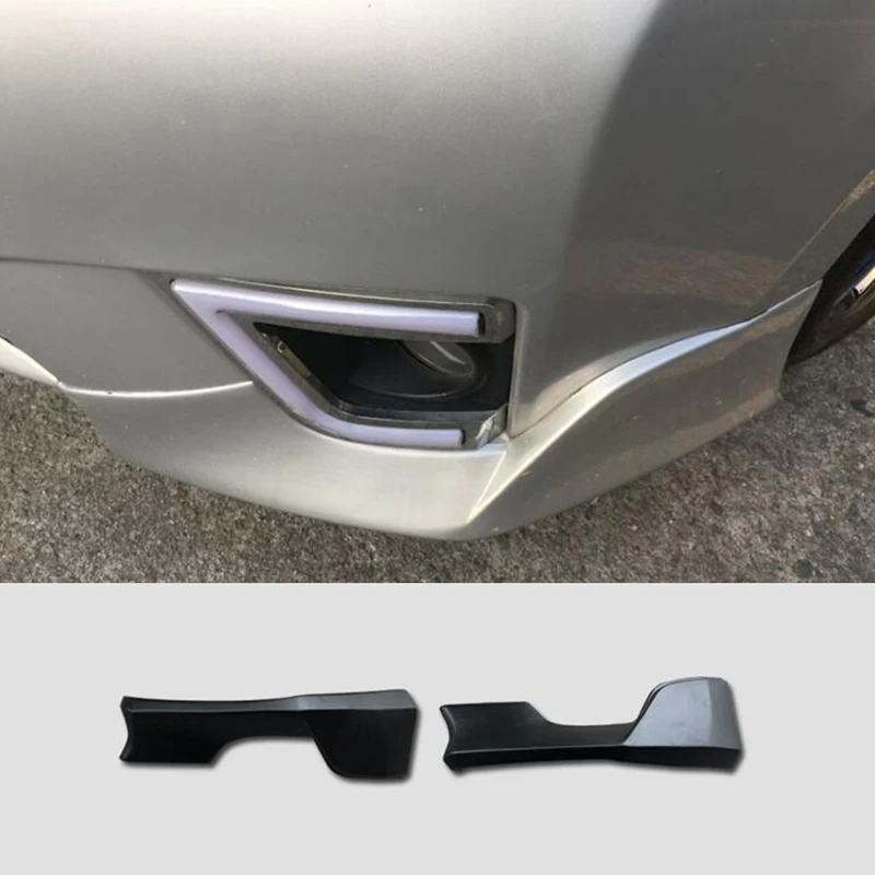 For ABS Front Bumper Diffuser Lip Splitter Toyota Corolla Body Kit Refit Accessories 2014 2015 2016 Year