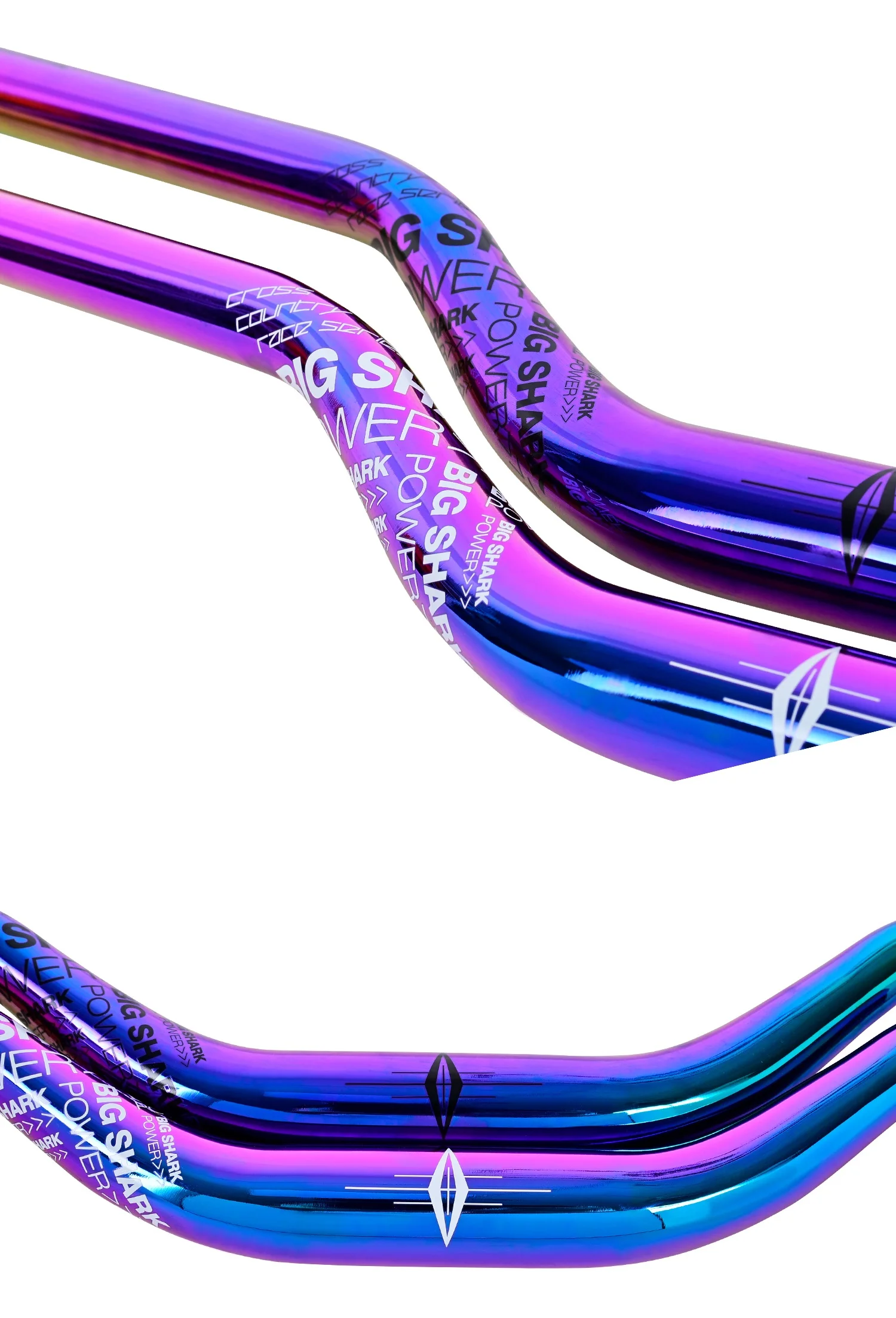 Nanlio Fahrradlenker, Dayan Lenker 50MM Steigung, 780MM Länge * 31.8MM Durchmesser, Regenbogenfarbe – Detail 12