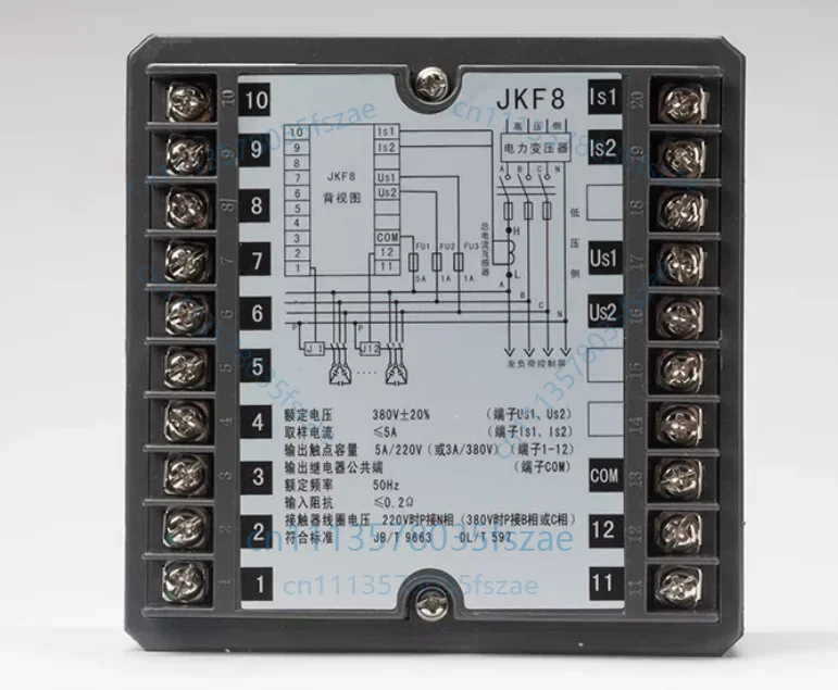 Accessories 1 pcs jkf8-12 circuit intelligent low voltage reactive power automatic compensation controller