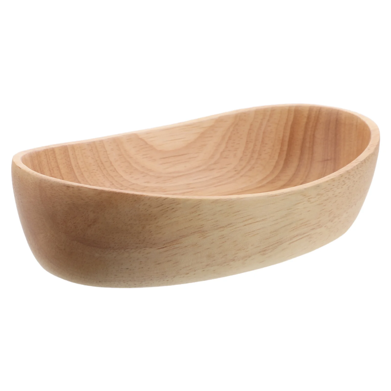 

Wooden Fruit Tray Boat Shaped Hand-Carved Rustic Serving Platter For Snacks Nuts Desserts Dry Fruits Coffee Table Party