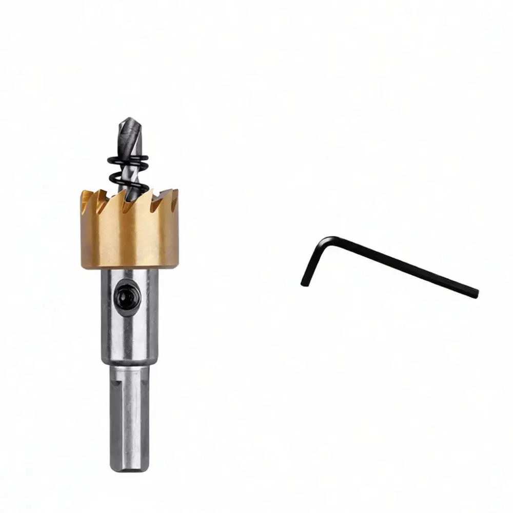 High Performance Cobalt Titanium Plated Metal Hole Saw Bit Stainless Steel Drilling Accessory Industrial Opener Tool