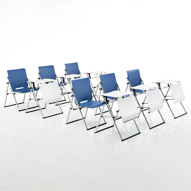 Desks and chairs, integrated, folding, dual use, students, training desks and chairs