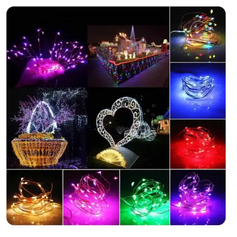 

3M LED String Lights Waterproof Led Copper Wire Fairy Lights Battery Operated DIY Wedding Party Christmas Decoration Lights