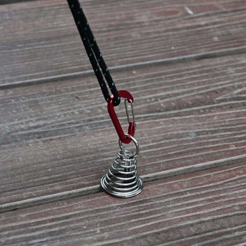 الأخطبوطات سطح السفينة أوتاد خيمة سطح خشبي الثغرات تثبيت الأظافر مع خيمة الربيع حبل الرياح هوك الأخطبوطات حبل الرياح تثبيت مشبك