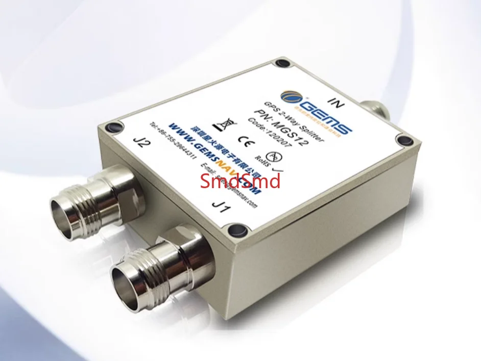 MGS12, GPS one point two power splitter, GNSS intelligent two power splitter, N SMA TNC type GPS Beidou power splitter