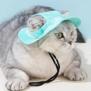 耳の穴のあるペットの帽子大きな中程度の小さな犬用の日焼け止め野球帽子屋外ハイキングハットペット製品のための太陽の帽子 耳障りな10の最高の販売犬の帽子-10