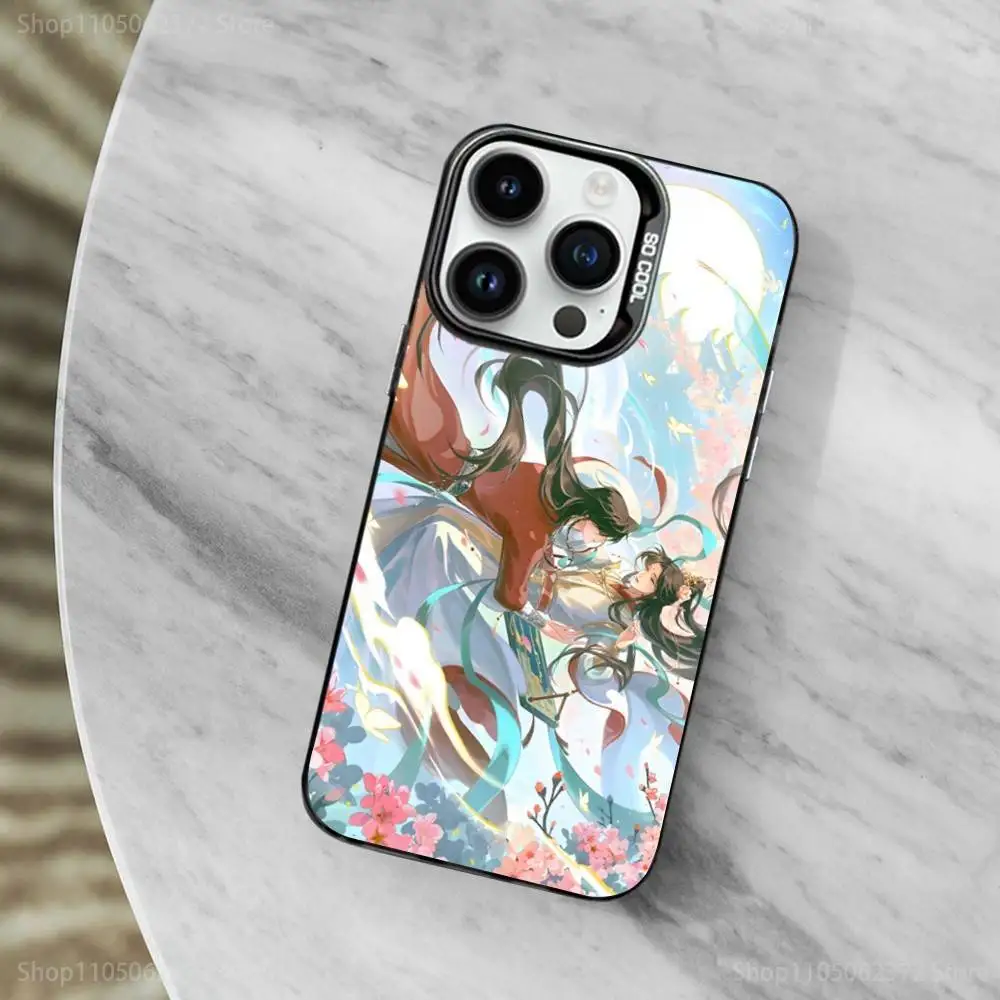 H-Heavens Officials Blessings Capa de telefone para iPhone 11,12,13,16,14,15, Mini,Pro,XS,MAX Capa preta fosca à prova de choque