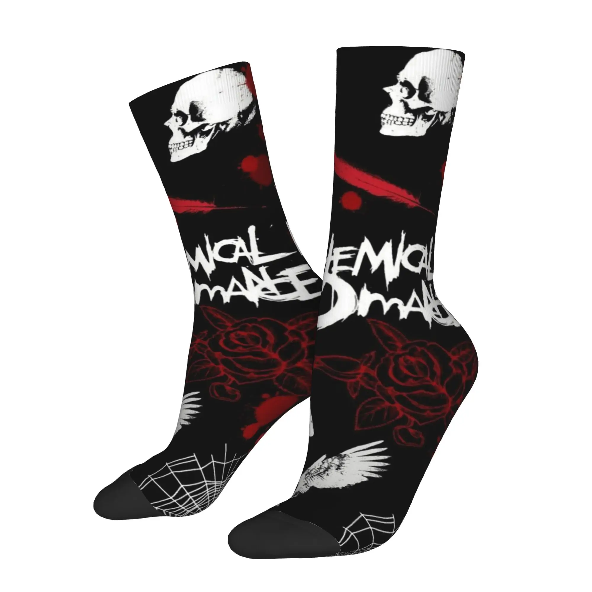 Custom My C-Chemical Romances Dress Socks Men's Women's Warm Fashion  Crew Socks view 2