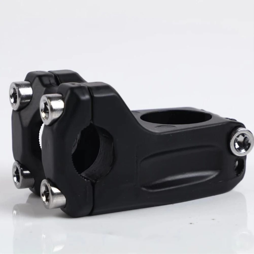 Sleek Black Aluminum Alloy Stem for Scooters and Kids Bikes 200g Weight and 25 4mm or 22 2mm Handlebar Diameter