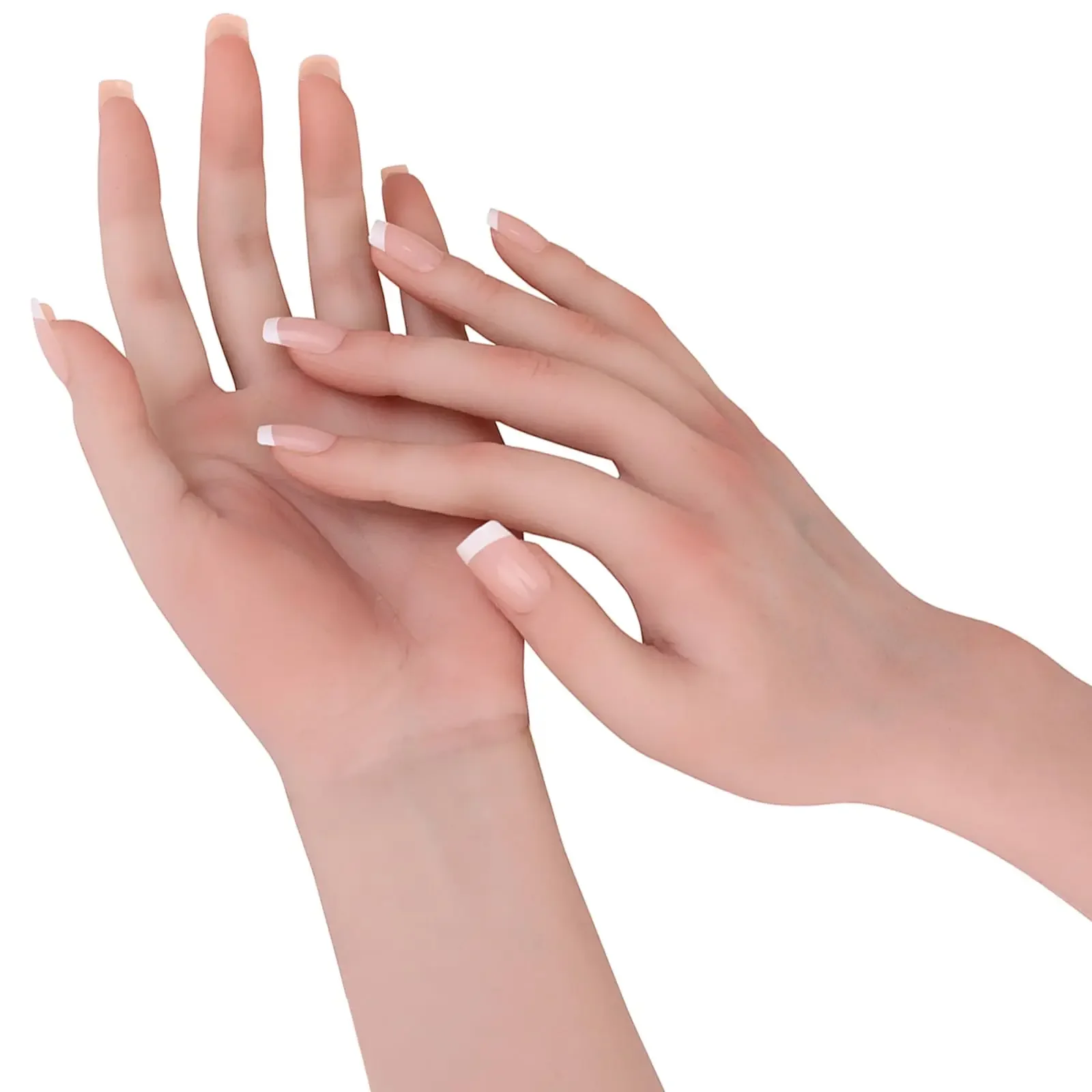

Realistic Silicone Female Hand Practice Model Hand for Showing Jewelry Halloween Props Photography Props With Acrylic Nails