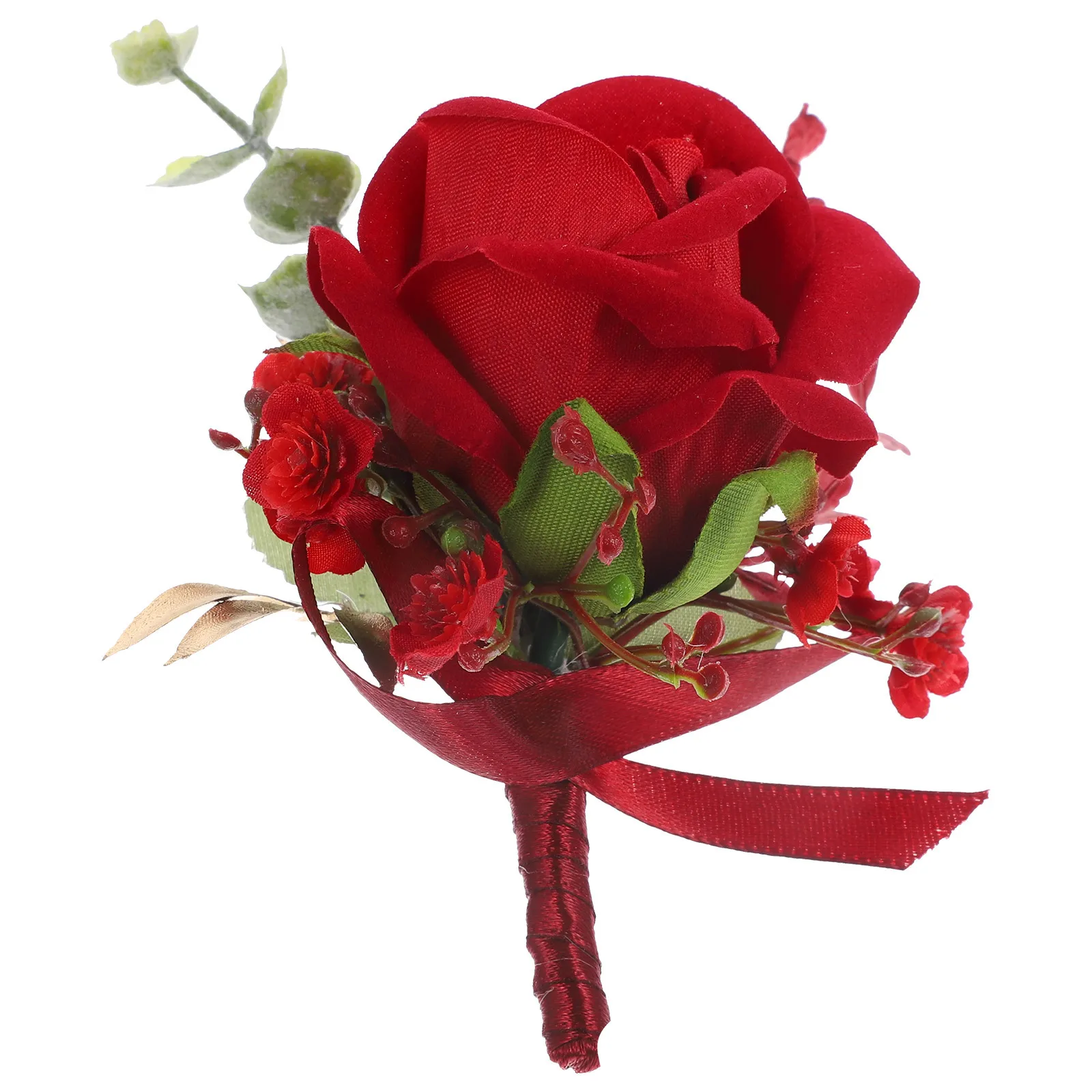 زفاف بوتونيير زهرة اصطناعية الصدار أنيقة كلاسيكية اللون مطابقة مثالية لحفل حفلة موسيقية صورة تبادل لاطلاق النار يوميا #6