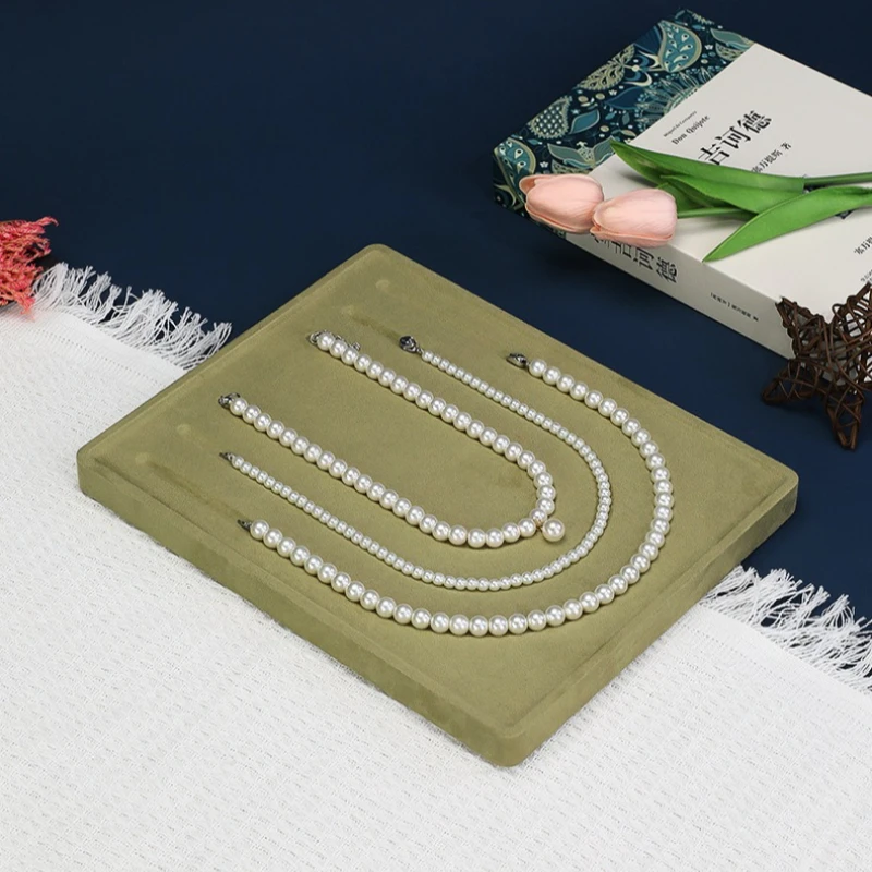 Advanced Minimalist Trays Pearl Necklace U-shaped Bead Trays Design Storage Exclusive Use Nice Home Decor Plateaux ZY40TP