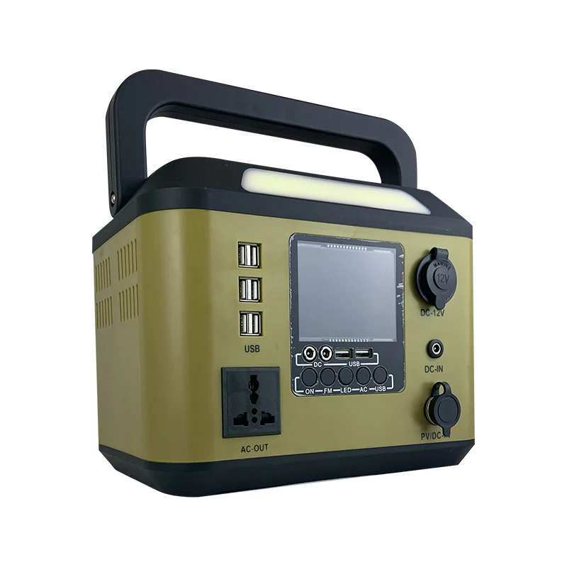 

Портативная электростанция для кемпинга, литий-железная батарея, большая емкость, многофункциональный источник питания для наружного использования