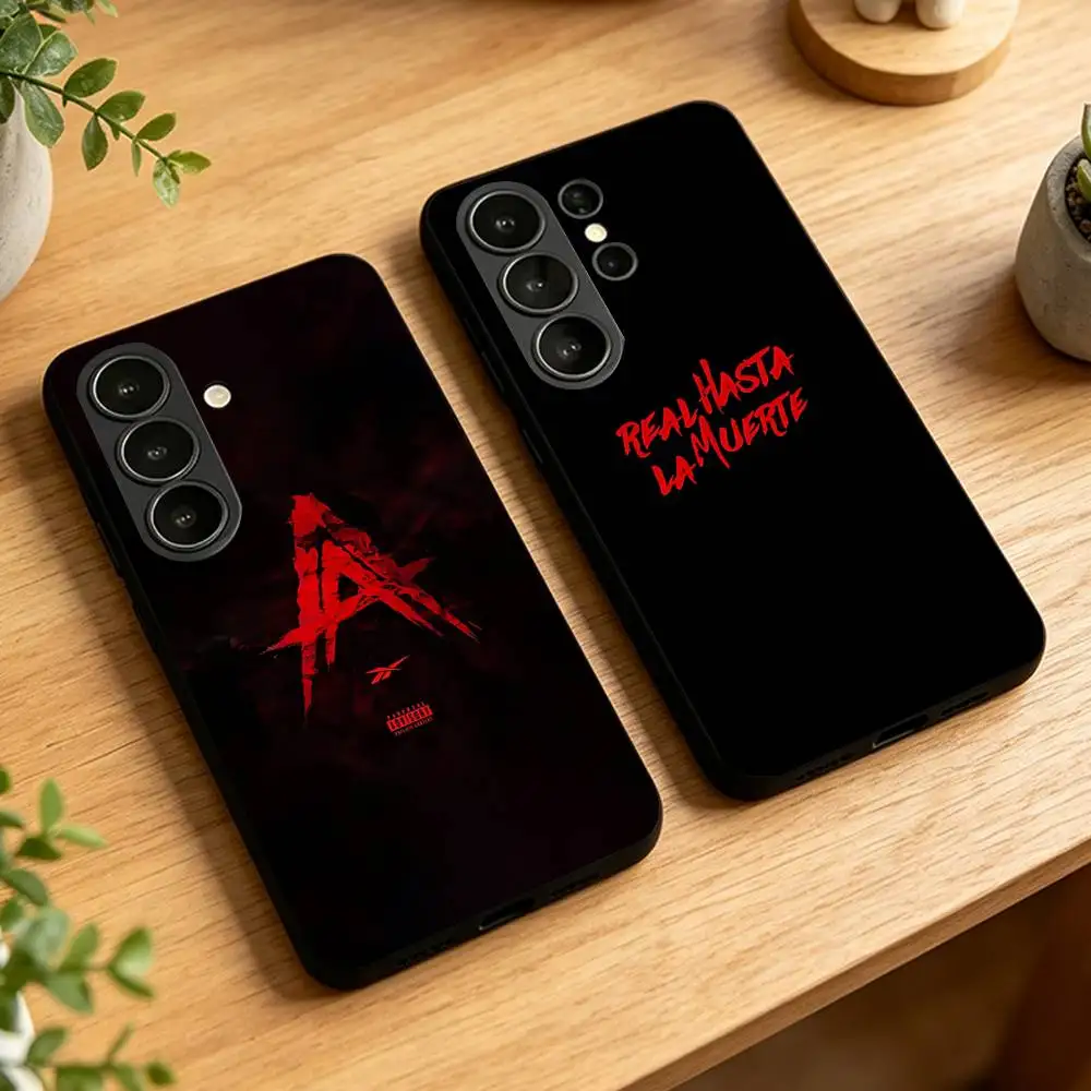 A-Anuel AA Real Hasta La Muerte Silicone Phone Case For Samsung Galaxy S21 S22 S23 S24ULTRA S25ULTRA FE Ultra Plus5G A52S S26