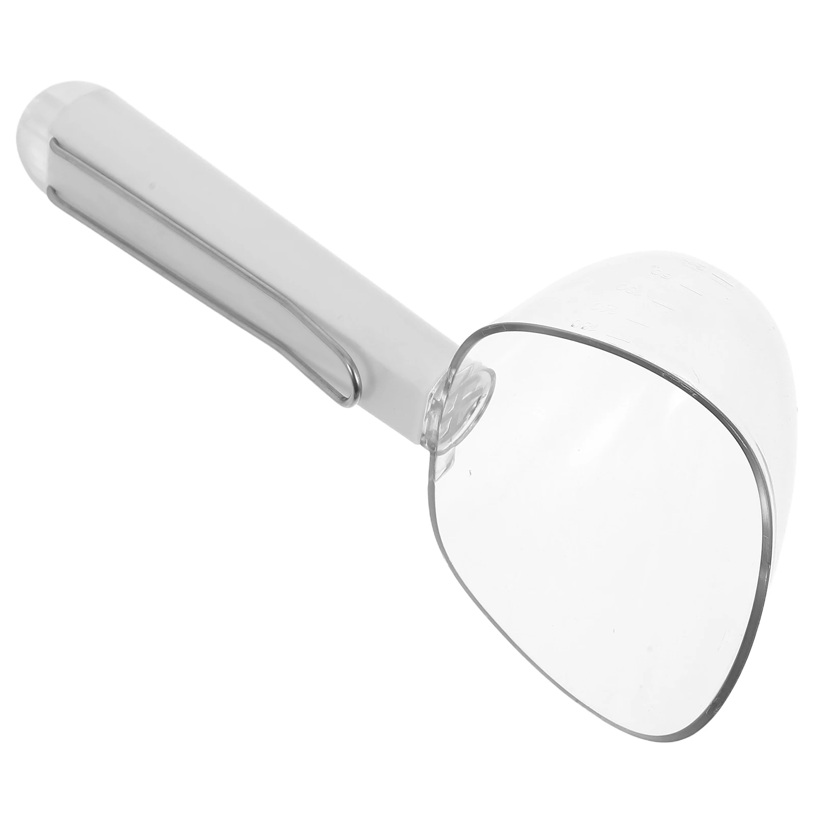 

Pet Food Spoon Measuring Cups Dog Cat Spatula Scoop Stainless Steel Seal Clip Precise Measurement Reusable Kitchen Tool