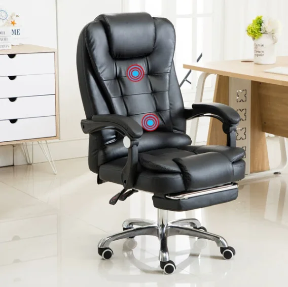 

Two-point massage office chair comfortable computer chair lifting recliner adjustable office lunch break rotating chair