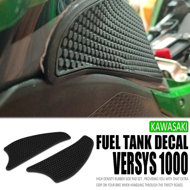 

Для Kawasaki Versys 1000 Versys1000 VERSYS 1000 2016-2021 новые мотоциклетные нескользящие боковые наклейки на топливный бак, водонепроницаемые наборы накладок