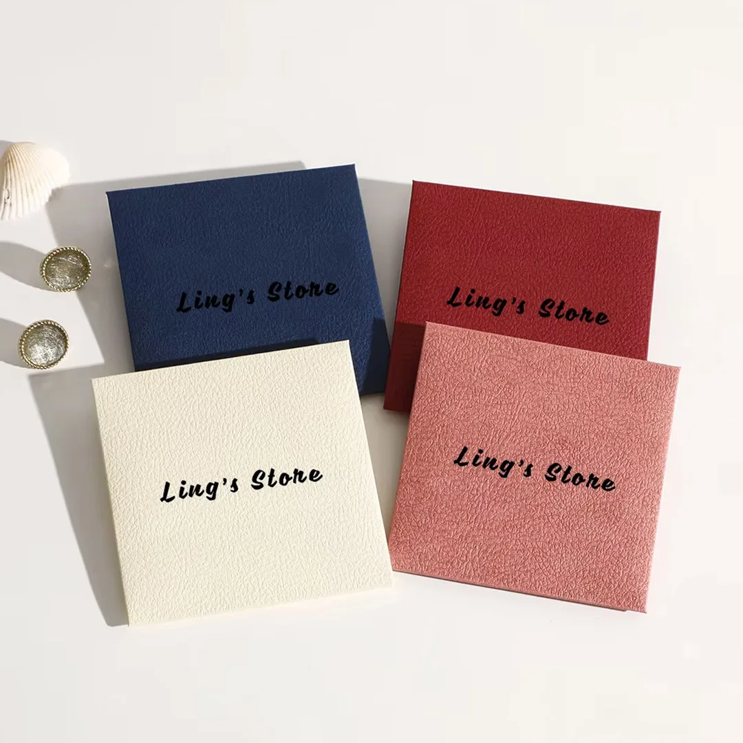 

100Pcs Custom Logo Envelop For 8x8cm Black Polishing Cloth Packed With Individual 8.5x8.5cm Jewelry Cleaner Wiping Polishing