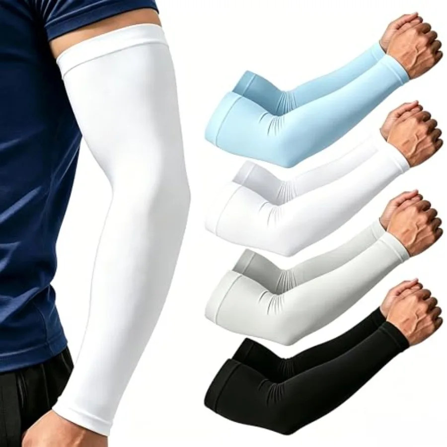 

NOVEINN 4 Pairs Arm Sleeves for Men Women, UPF 50 UV Sun Protection, Cooling Compression Sleeves for Outdoor Sports