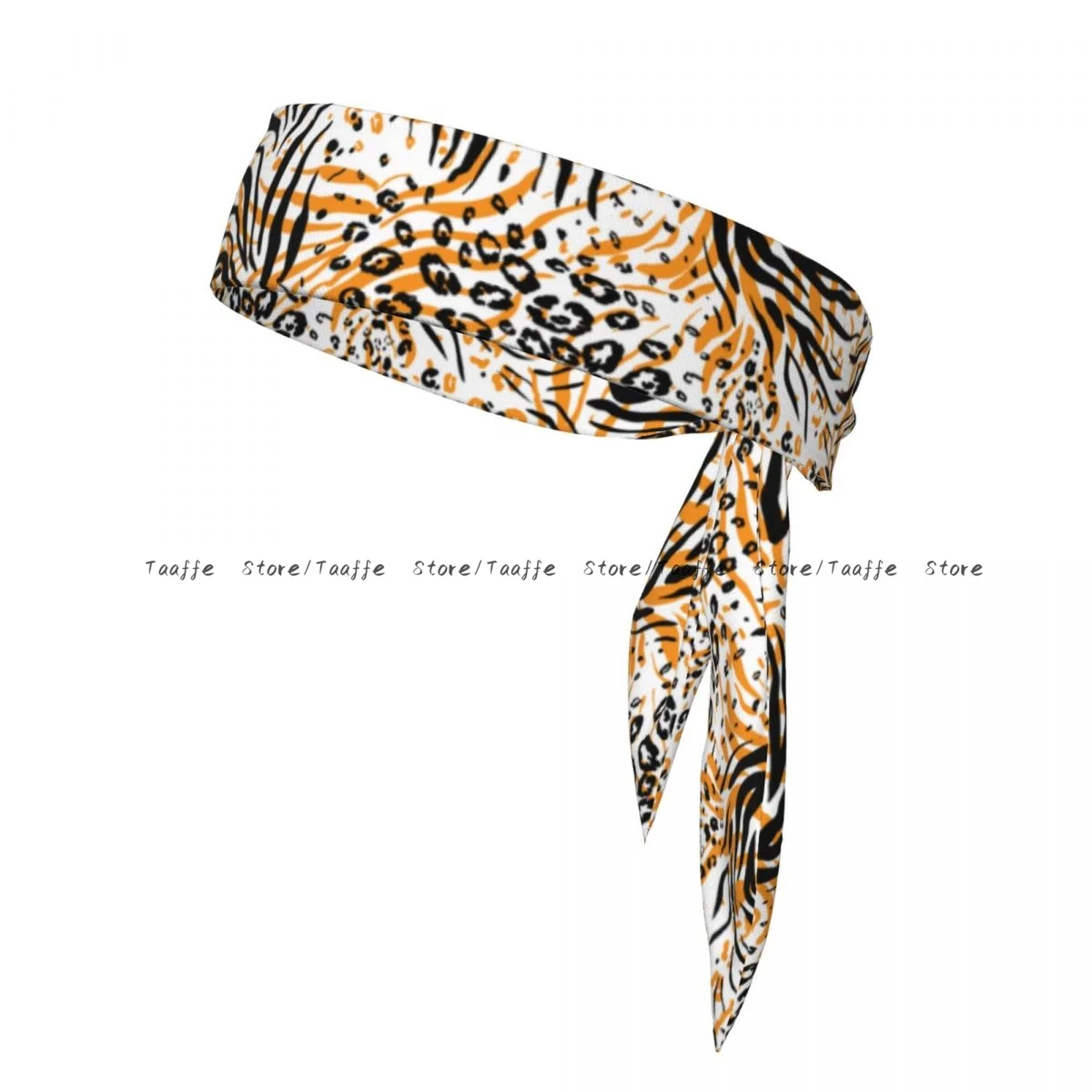 

Head Tie Bandana Tiger Skin Pattern Head Scarf Wrap Outdoor Sports Sweatband
