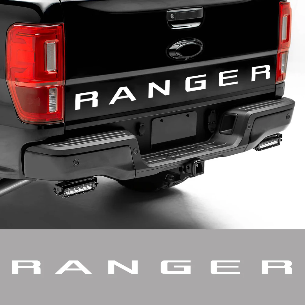 Pickup Tailgate Insert Indent Sticker For Ford Ranger 2019-2021 New Car Decor Decals Vinyl Letter Cover Auto Tuning Accessories