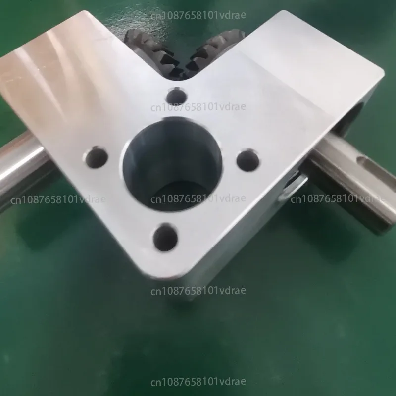 90 Degree Commutator Reduction Ratio 1:1 Shaft Diameter 20MM Right Angle Aluminum Frame Negative Installation 2 Die 20 Teeth