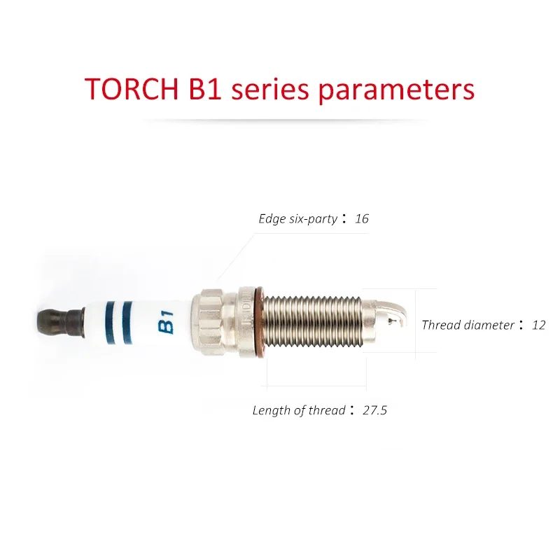 4packs/6packs China original TORCH spark plugs ZR5TPP30/SILZKBR8D8S//RERX5ZPYPB/TORCH-B1