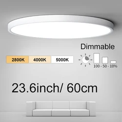 LED Dimmbar Panel Licht 600 Große 23inch 60cm CCT 220V Für Home Küche Schlafzimmer Wohnzimmer Ultradünne Led panel Decke Lichter