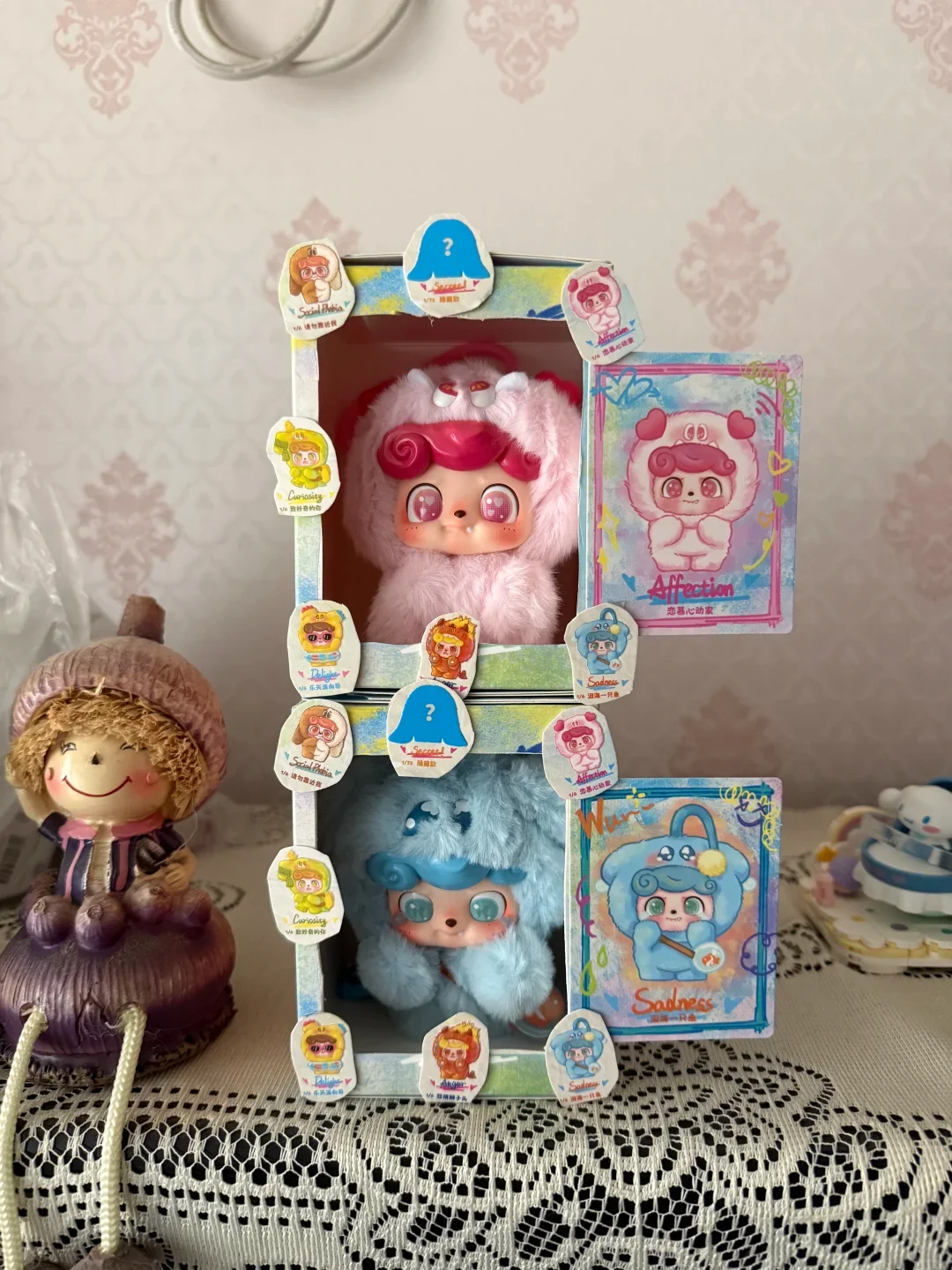 

Genuine Q.Kid Fairy Tale Series Vinyl Plush Blind Box Cute Doll Model Decorative Pendant Collection Toy Mystery Box Birthday Gif