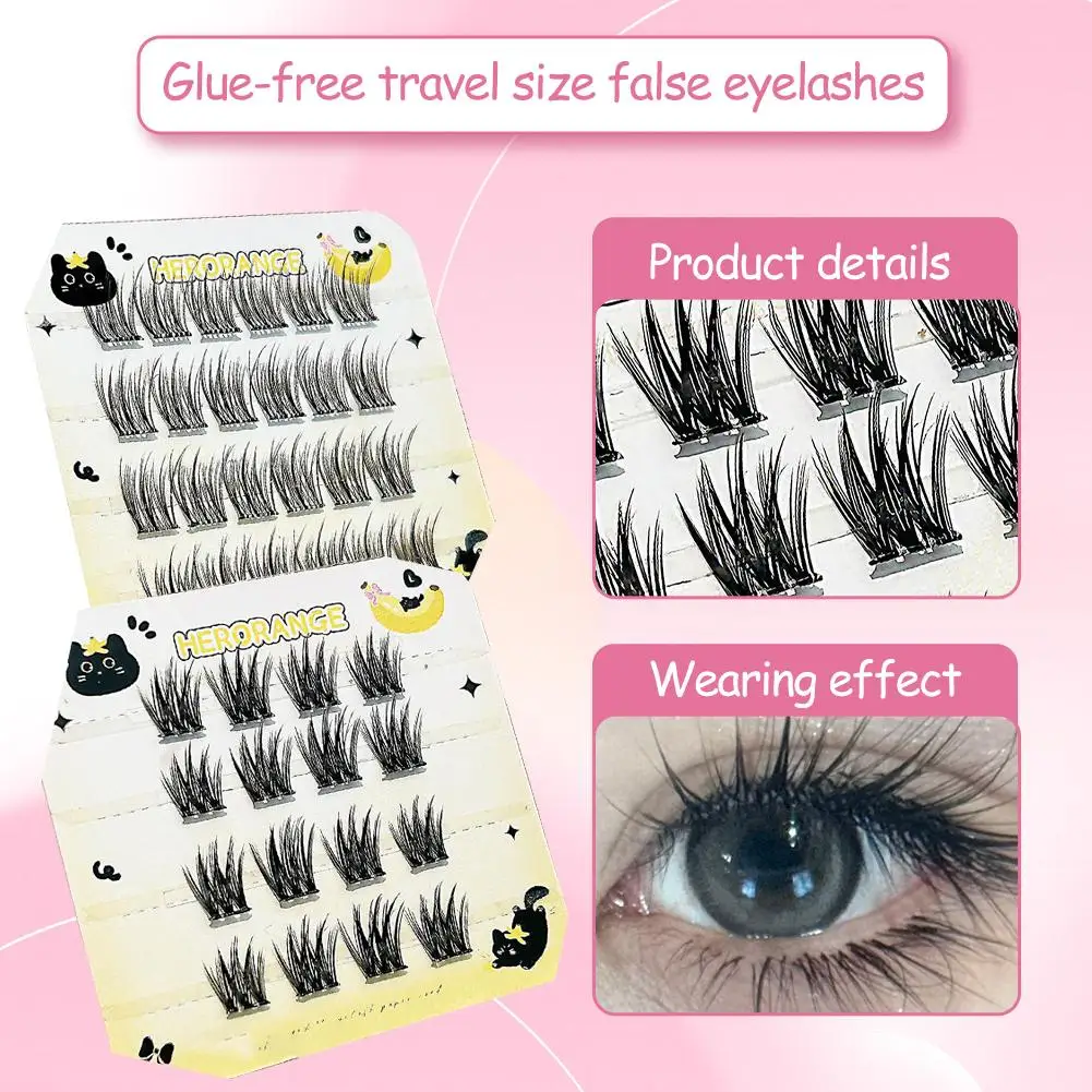 

Glue-free travel-sized False Eyelashes Extension Personal Cluster EyeLash Grafting Individual Fake EyeLashes Professional M G7W9