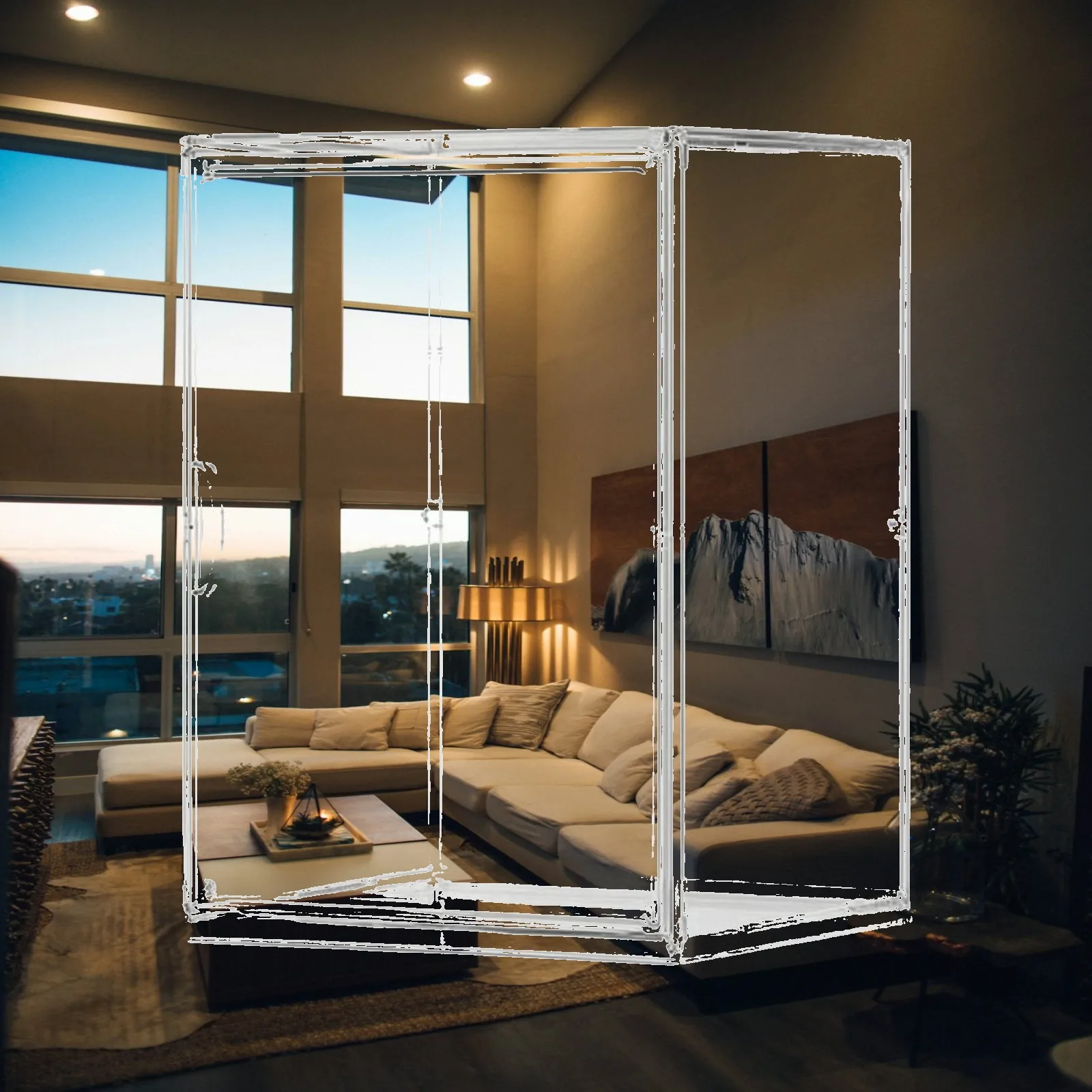 Transparent Handbag Display Case Stackable Clear Acrylic Bag Box for Closet, Wardrobe, Bedroom