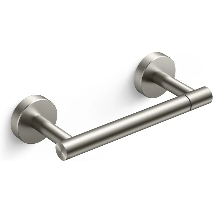 

FORIOUS Toilet Paper Holder Wall Mount Stainl Steel Rustproof Double Post Pivoting Tissue Roll Holder for Bathroom Commercial T