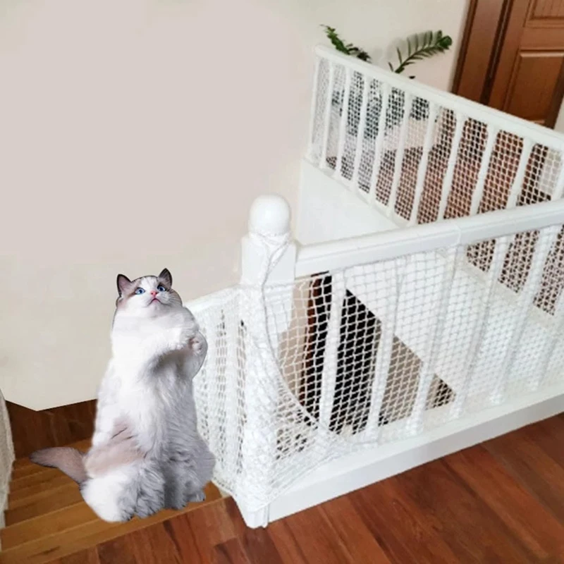 Pet Child Safety Net Home Pet Dog Cat Balcony Railing Stairs Fence Children Playground Guardrail Kids Safety Netting-A