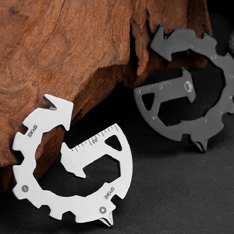 Creatieve 15-In-1 Multifunctionele Edc Pijl Precisie Ponsen Tool Kaart Rvs Outdoor Draagbare Home flesopener