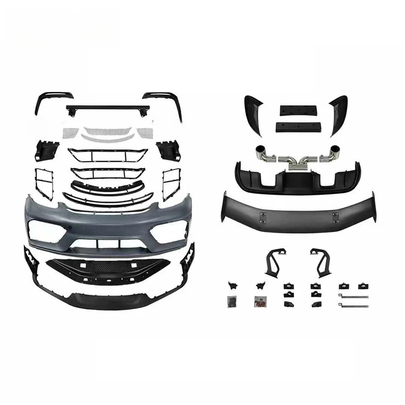TOP Car Accessories Factory Auto PP Body Kit 982-GT4 RS-Fits 982 Vehicles Integral Molded Technology Exte Qua High Quality