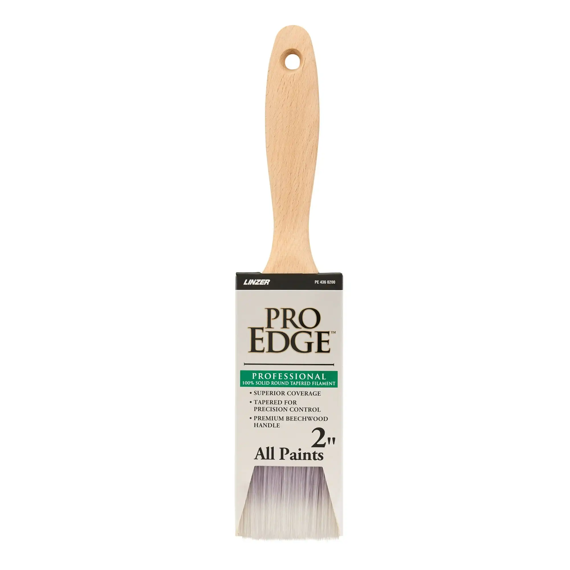 

PRO EDGE by Linzer 2" CT Formula Flat Paint Brush with Tapered Design