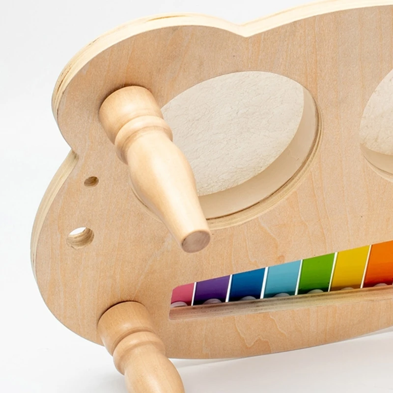 F19F – d'instruments musique en bois, batterie, jouet éducatif à Percussion pour enfants d'âge préscolaire