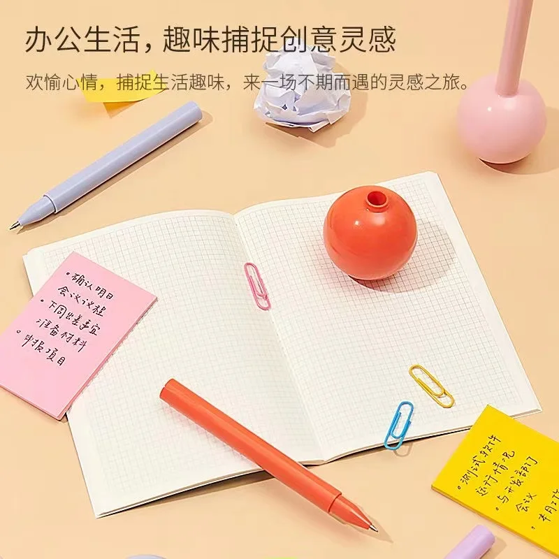 KACO Lollipop Desktop Gel Pen Cute Tumbler 0.5mm Black Ink Luxury boligrafos kawaii 800M Writing 펜 Stationery for school supplie