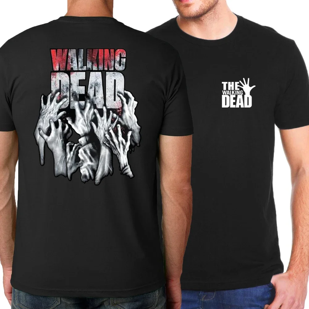 Hot Sale 2022 Summer The Walking Dead Unisex T ShirtMen Shirt Leisure Musclefitting Tops Tees  Hip Hop Fashion Loose T-Shirts