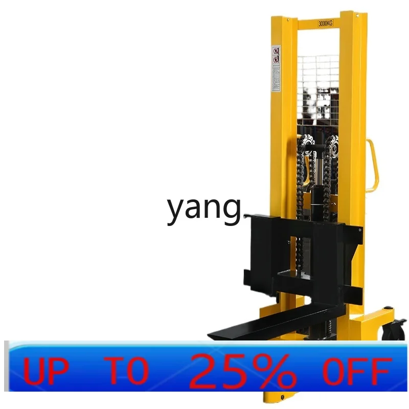 LMM  manual hydraulic lifting truck lifting stack height loading and unloading forklift
