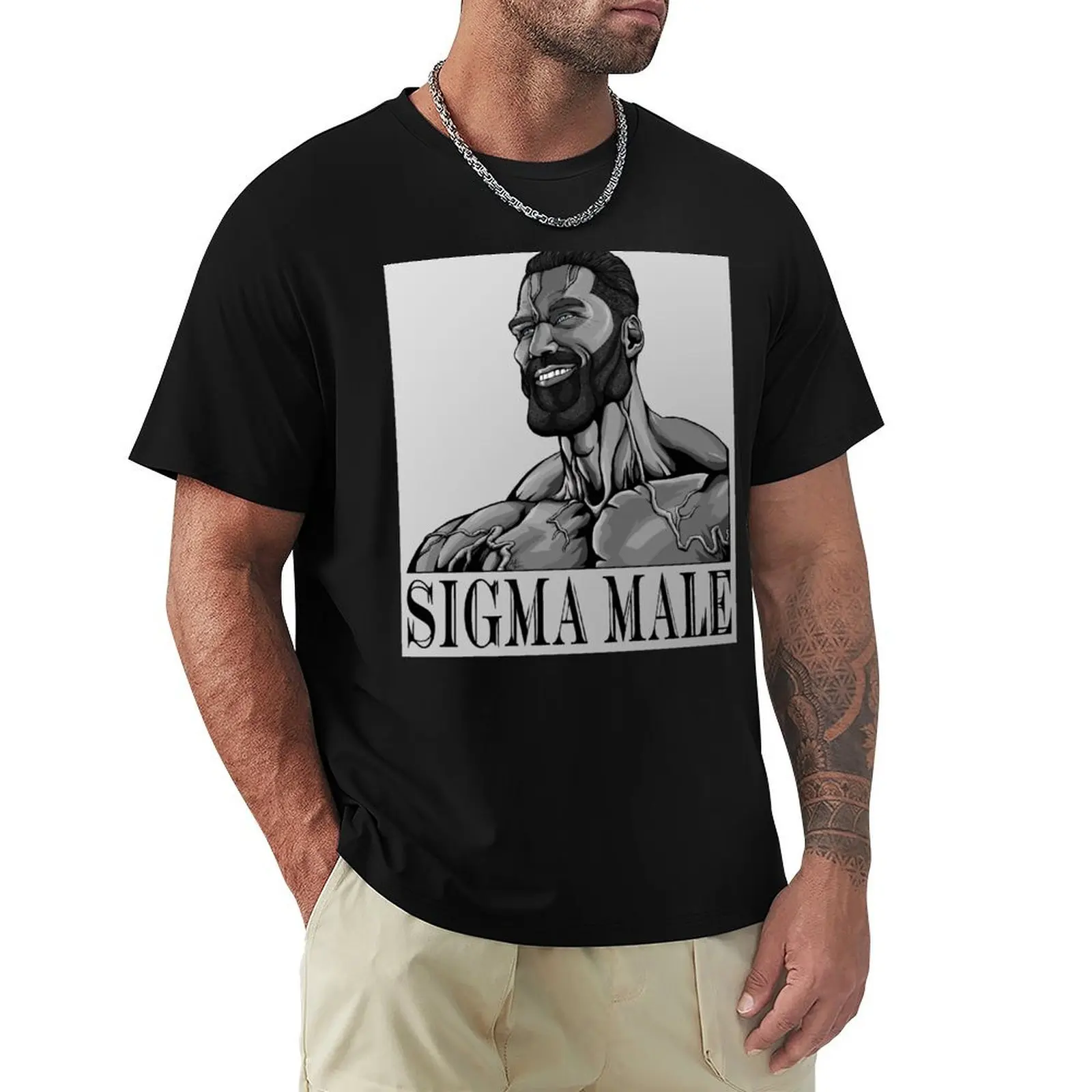 SIGMA MALE T-Shirt man t shirts for men casual T-Shirt