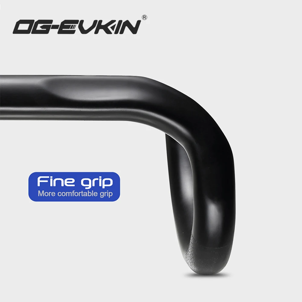 OG-EVKIN Carbon Fiber Handlebar Road Bike Drop Bar Bicycle Handlebar Road Bike Handlebar 31.8mm 400/420mm Bicycle Parts Black UD