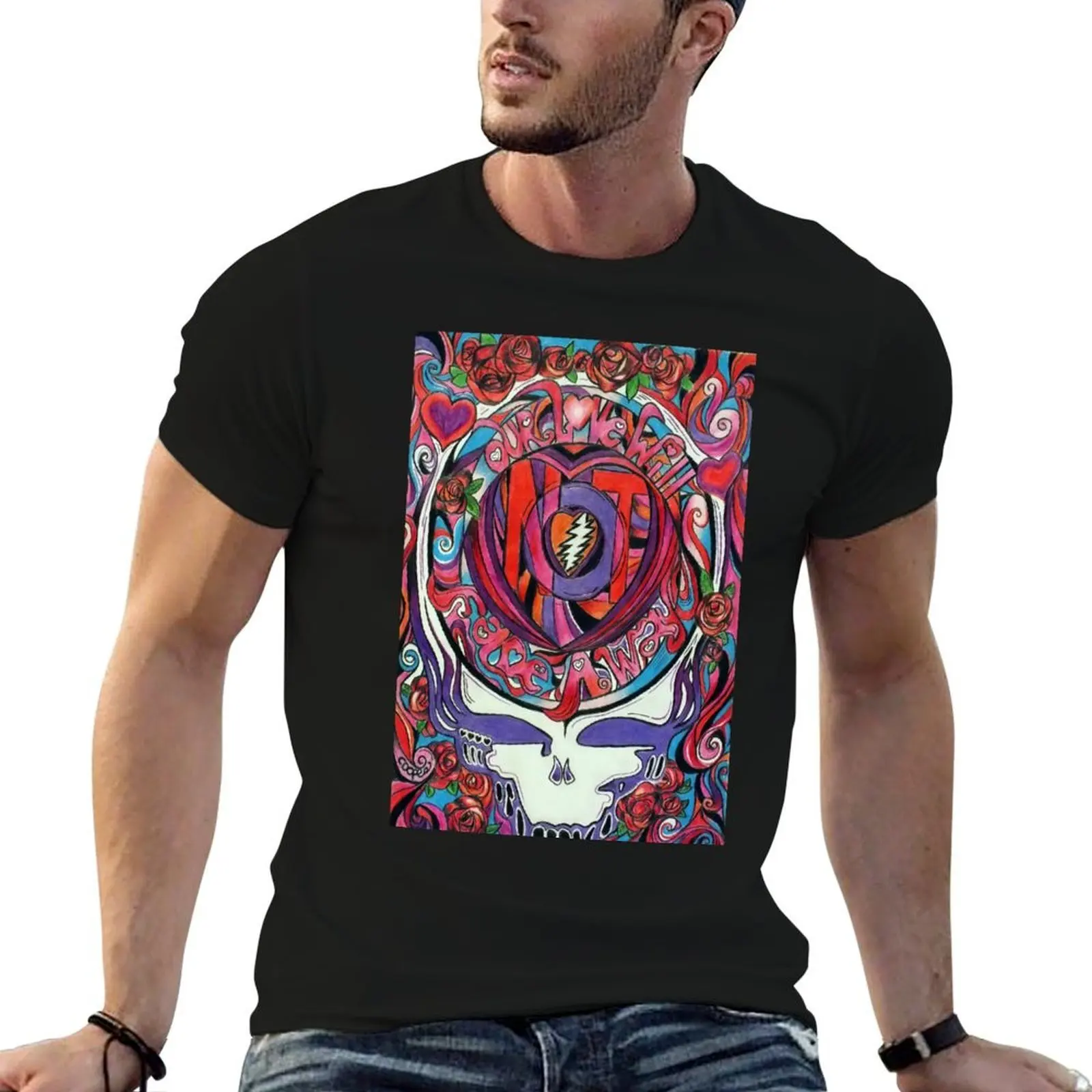 N0T FADE AWAY (~);} T-Shirt plus size tops Blouse heavy weight t shirts for men