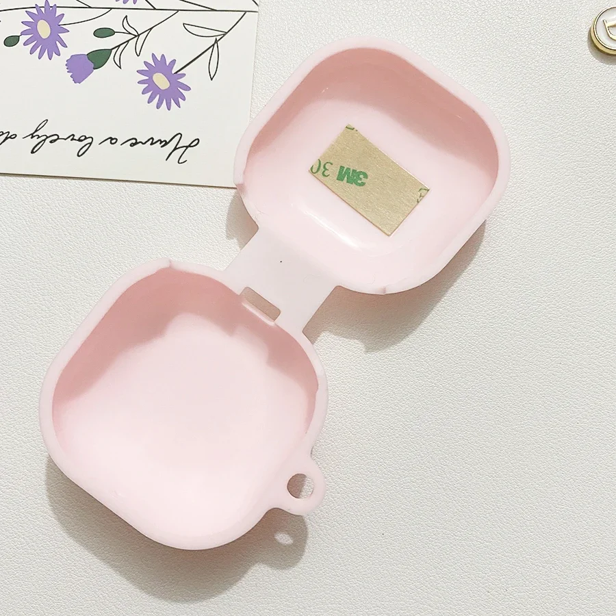 سيليكون حالات لسامسونج غالاكسي براعم لايف/براعم 2/براعم برو حالة الموضة قلادة المفاتيح مع سماعة سماعة فوندا