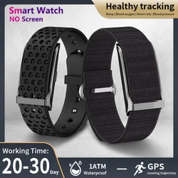 LIGE 2025 No screen Smart Watch 20-day Ultra-long Use Time 24hours Blood Oxygen Blood Pressure Monitoring Sports Smart Bracelet