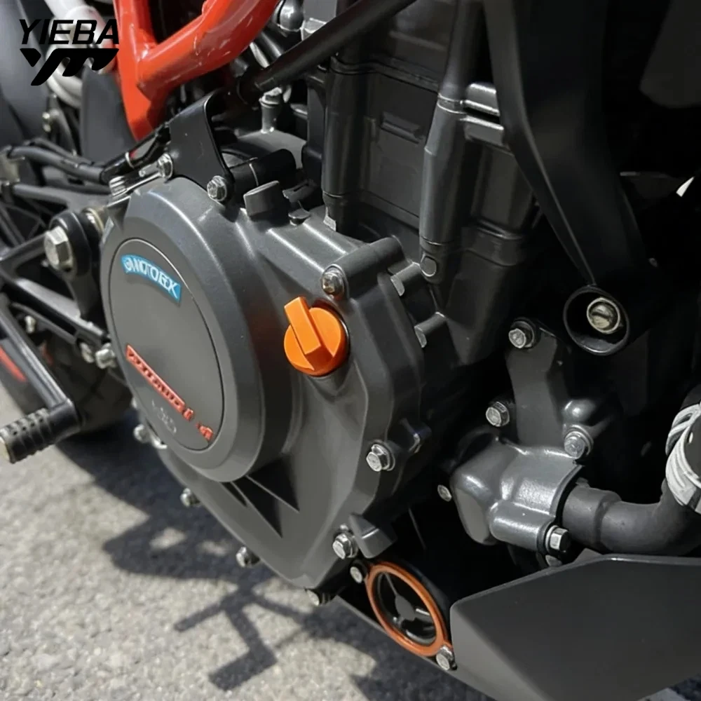 

Motorcycle Engine Oil Filler Screw Cover Plug For 390DUKE DUKE 125 200 250 390 2012-2024 Engine Oil Filler Cap Crankcase Cap